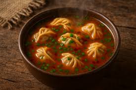 Veg Mo:Mo Soup
